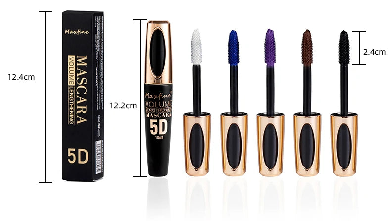 5D Volumising Silk Mascara – Waterproof, Lengthening & Clump-Free