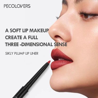 Waterproof Matte Lip Liner – 12 Shades, Long-Lasting & Smudge-Proof