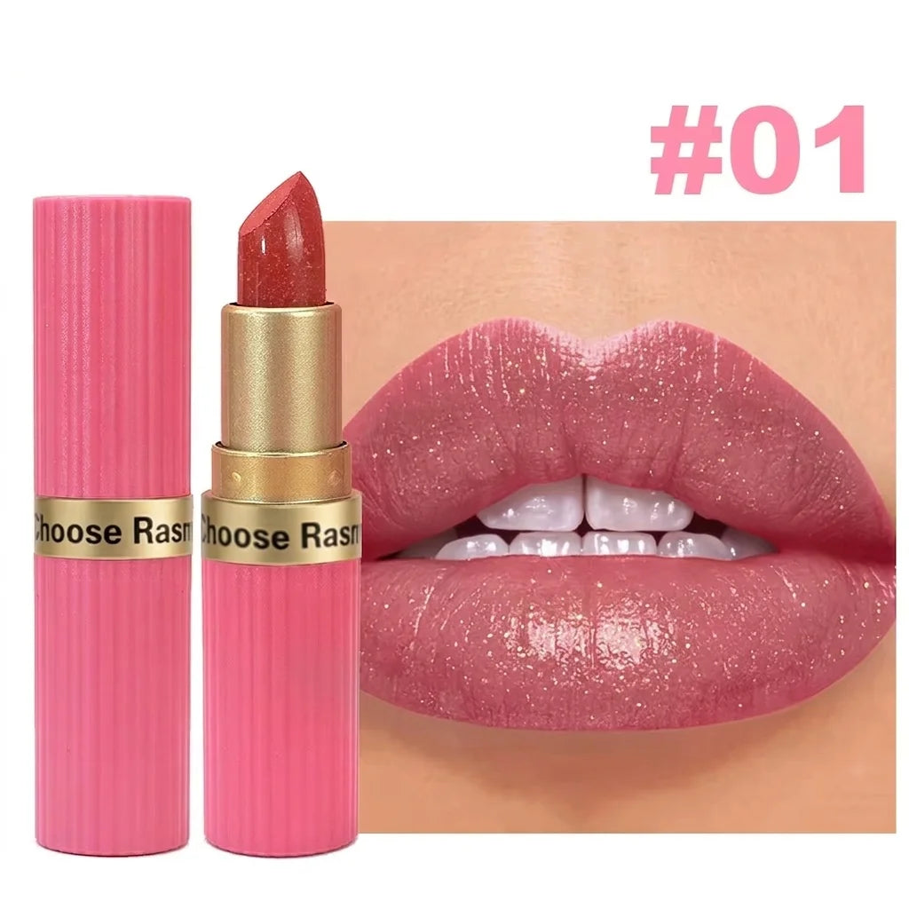 Shimmer Velvet Lipstick – Long-Lasting Matte & Glitter Finish