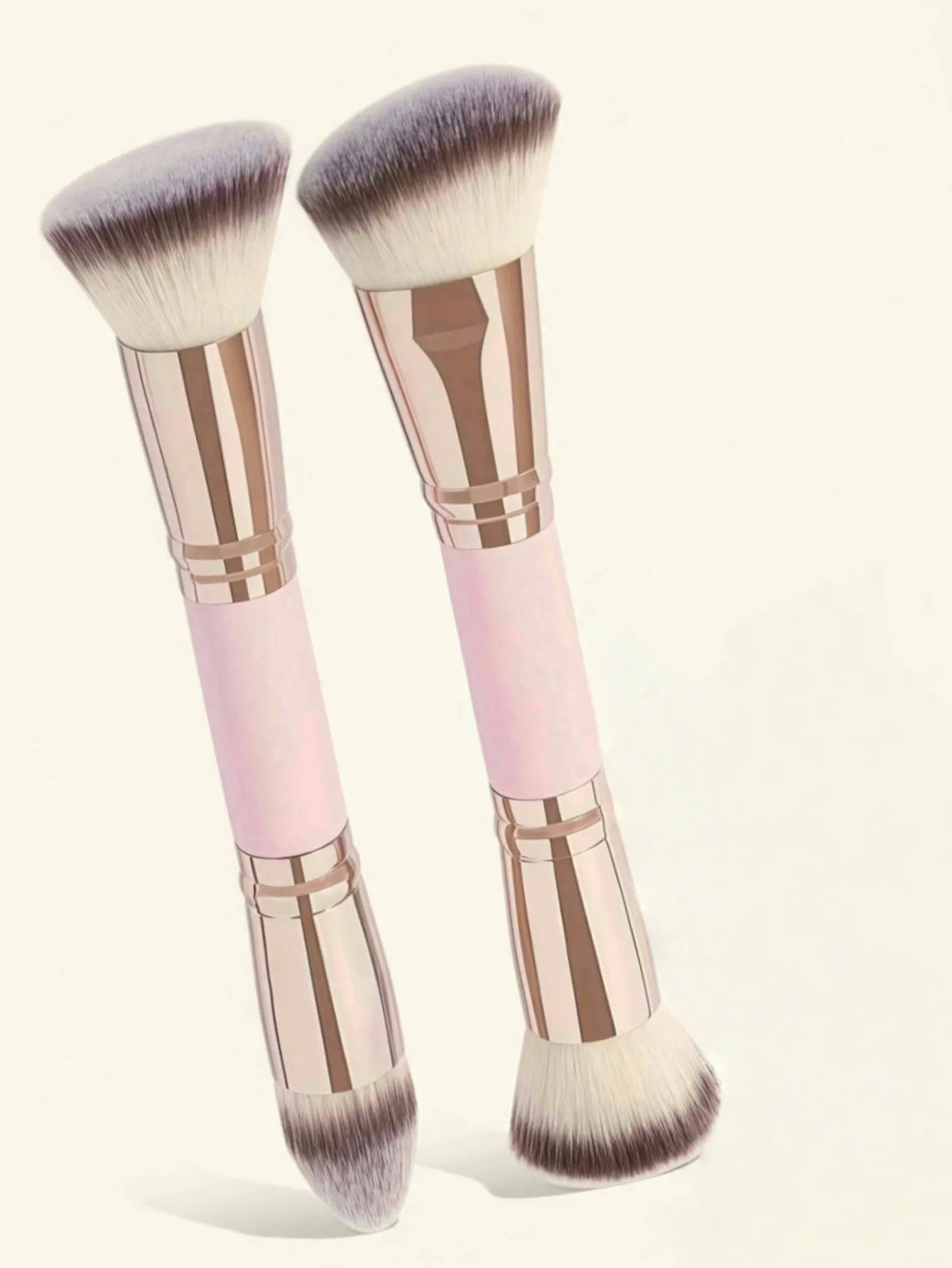 Double-Ended Foundation & Contour Brush – Dual-Purpose Blending Tool