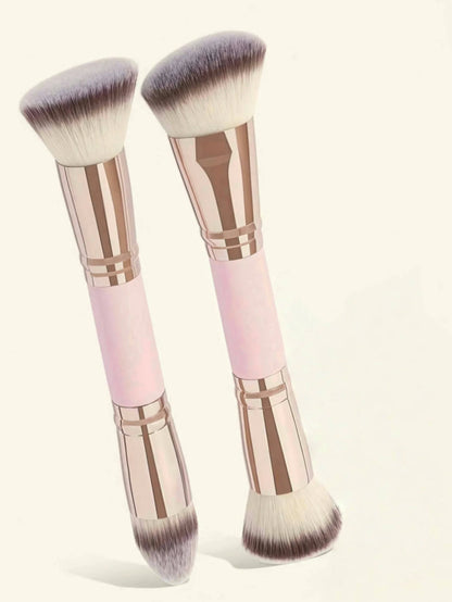 Double-Ended Foundation & Contour Brush – Dual-Purpose Blending Tool
